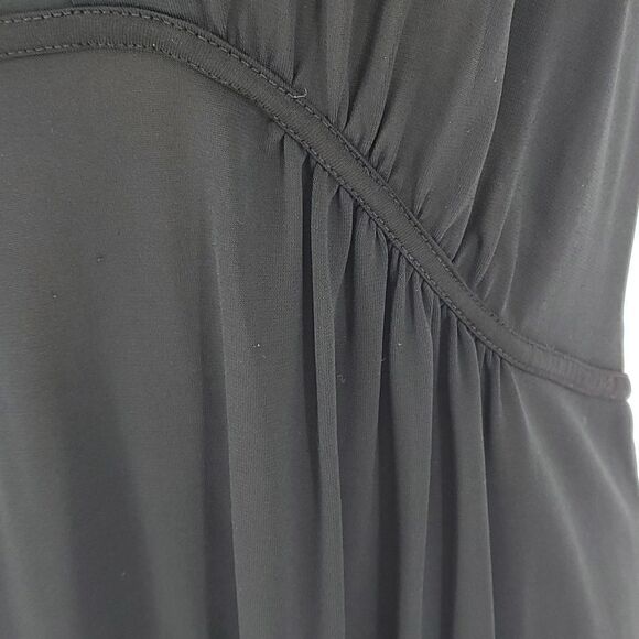 Nine West chiffon black top, size large. Great for layered look. - Picture 3 of 7